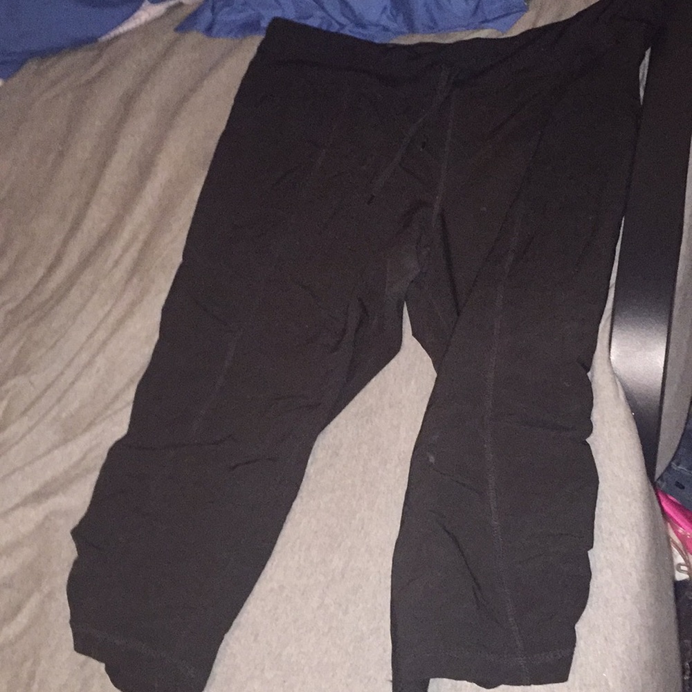 Black workout pants